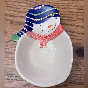 vantage oneida snowman spoon rest